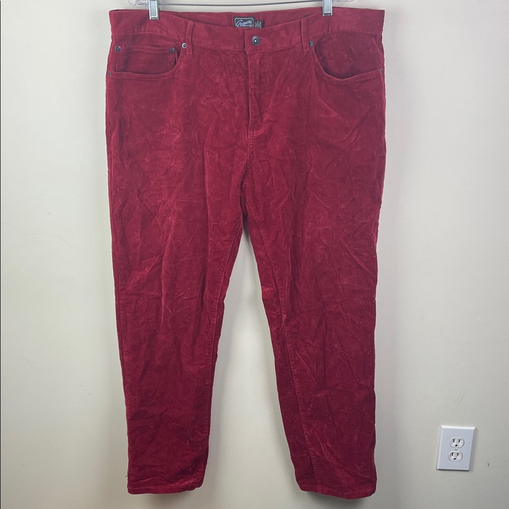Grayers Premium Five Pocket Corduroys Red Jeans